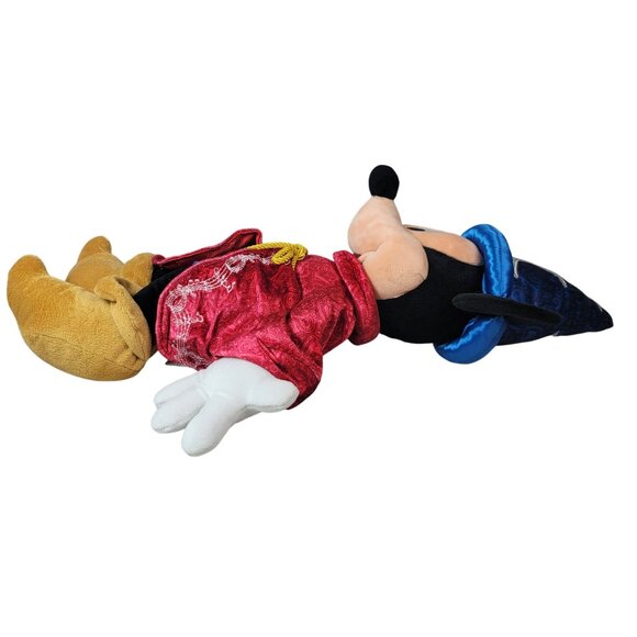 Disney Parks Sorcerer's Apprentice Fantasia Large Plush 23" Doll Mickey Mouse - Picture 4 of 10